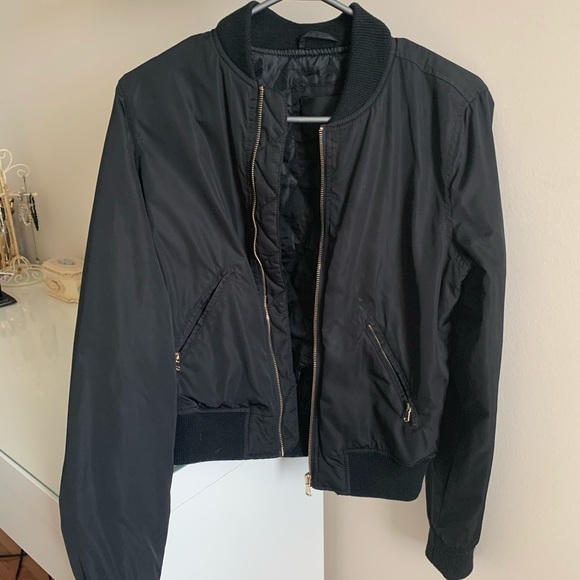 Black Bomber Jacket - Picture 1 of 5